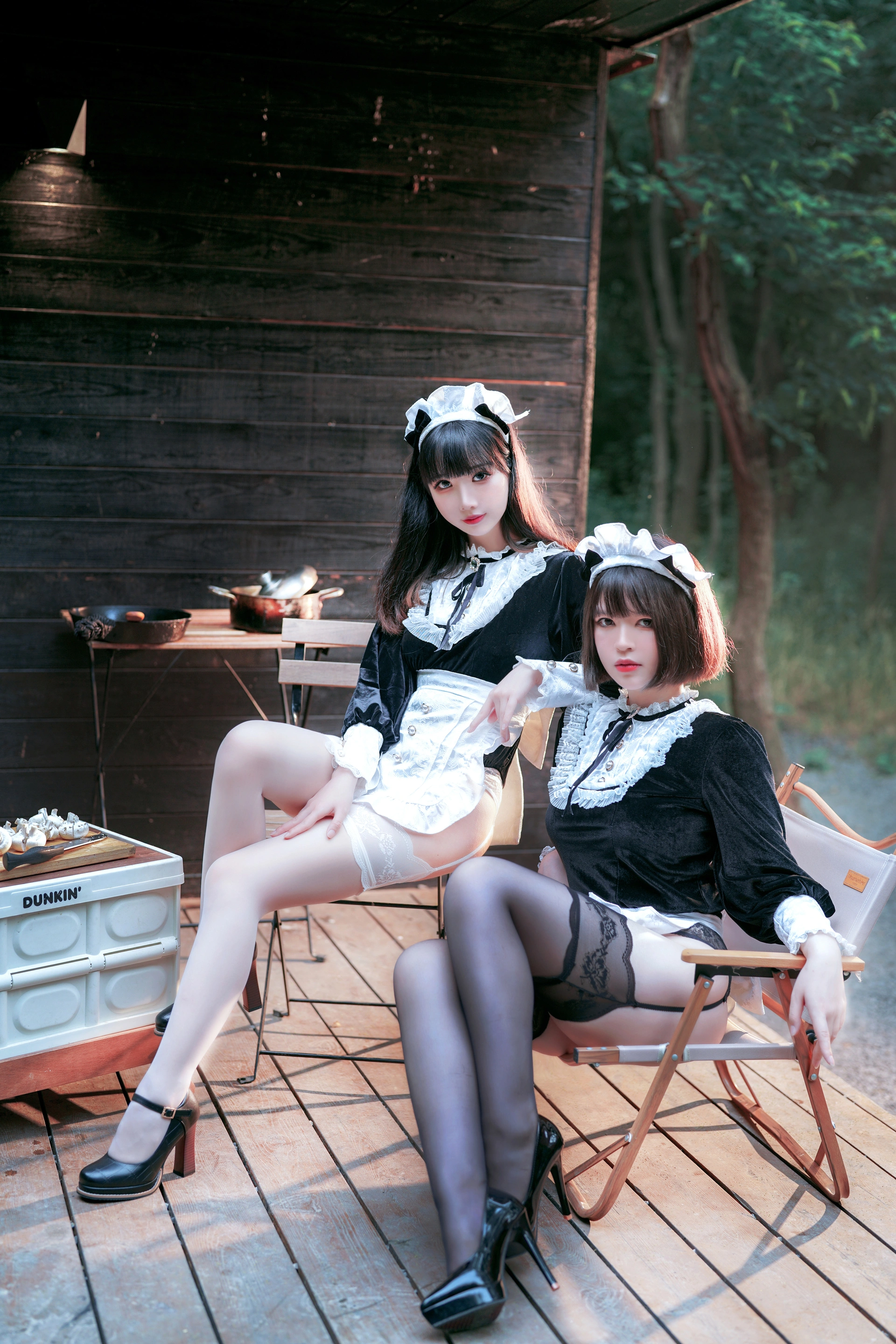 面饼仙儿 – NO.138 女仆姐妹 (半半子) 2